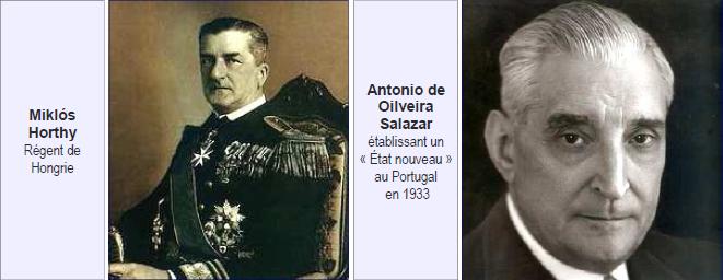 Miklos Horthy - Antonio de Oilveira Salazar