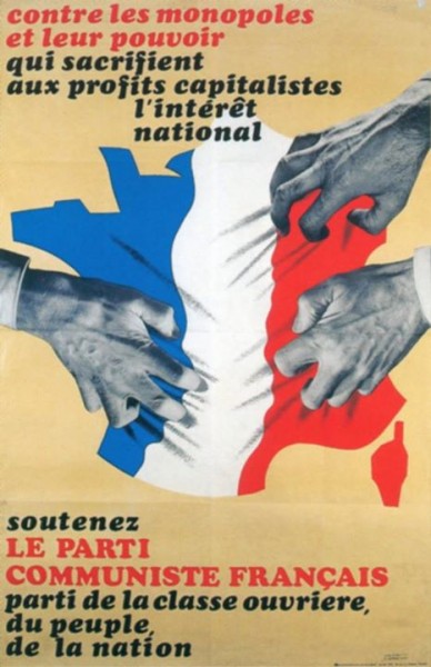 Une affiche du PCF