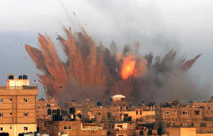 11 juillet 2014 Bombardement israélien sur Gaza