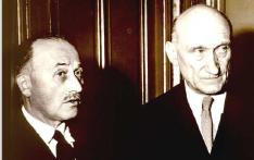 Charles De Gaulle et Jean Monnet