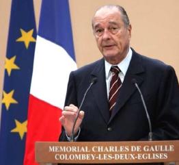 Jacques Chirac à Colombey-les-Deux-Eglises
