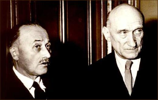 Jean Monnet et Robert Schuman