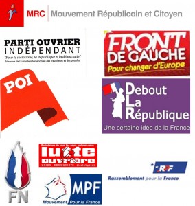 QF - logos des partis Logo des partis politiques