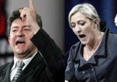 MELENCHON Marine LE PEN