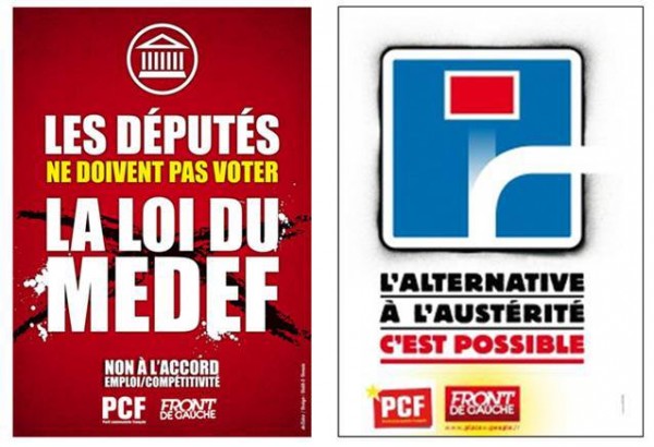 la loi du MEDEF  gouvernement majorité socialiste patronat français. Europe. flexibilisation de l’emploi l’amélioration de la compétitivité des entreprises réformes indispensables gouvernement français Commission européenne Grandes Orientations de Politique Économique GOPÉ article 121 TFUE conséquences juridiques concrètes. l’alternative à l’austérité, c’est possible ». Détail cocasse, ce dessin un virage à droite graphique et symbolique formations politiques gauche droite lapsus révélateur austérité lubie malencontreuse François Hollande austérité obligatoire appartenance à l’euro Commission européenne, BCE, FMI, allemand, néerlandais, finlandais, autrichien luxembourgeois. sortie de l’euro et de l’UE, choix stratégiques 