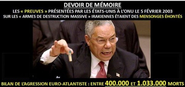  Le Vrai Visage du DALAI LAMA ---  agent de la CIA --- et mendiant international  Colin-powell-irak-600x285