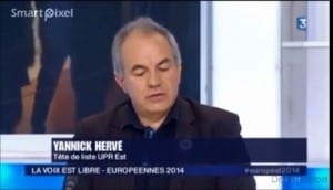 Yannick Hervé dans « La voix est libre » sur France 3 Alsace