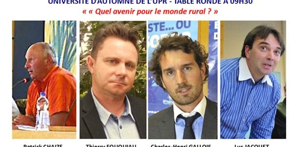 Table ronde n° 1 - Quel avenir pour le monde rural ?