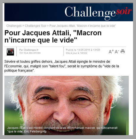 attali macron incarne le vide