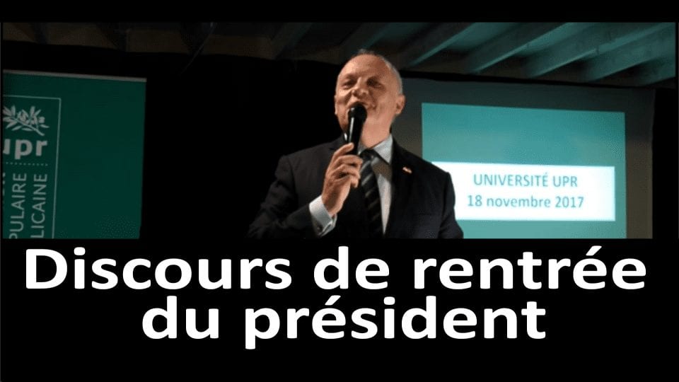 Discours de rentée