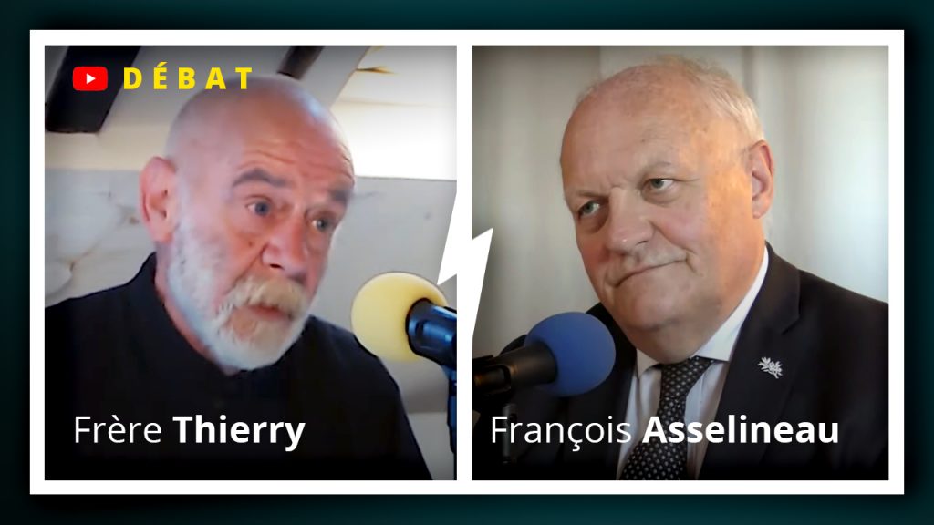 Débat entre  Frère Thierry et François Asselineau