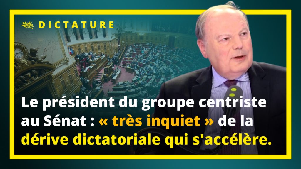 Hervé Marseille se dit très inquiet de la dérive dictatoriale qui s'accélère.