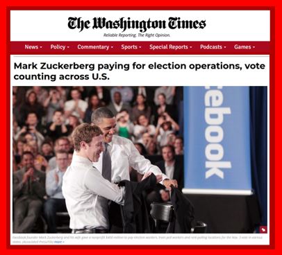 Marc Zuckerberg finance l'organisation des élections et le comptage des bulletins de vote 