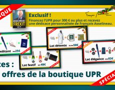 Illustration des offres de la boutique UPR spécial fêtes