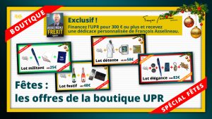 Illustration des offres de la boutique UPR spécial fêtes