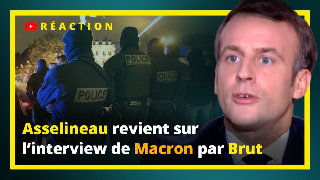 Asselineau revient sir l'interview de Macron par Brut