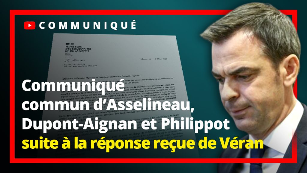 Communiqué commun d'Asselineau, Dupont-Aignan et Philippot à la réponse reçue de Véran