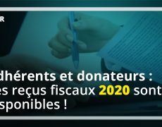 Reçus fiscaux 2020