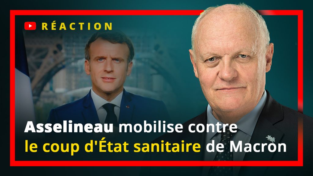 François Asselineau mobilise contre le coup d'État sanitaire de Macron.