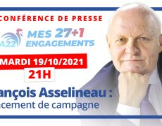 Présidentielle 2022 : Lancement de la campagne de François Asselineau