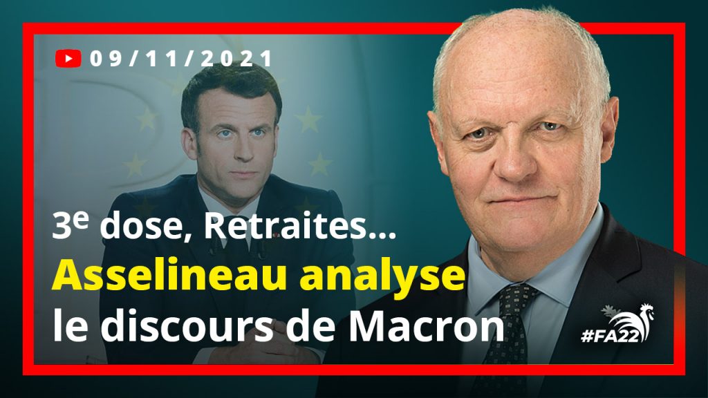 3e dose, Retraites... Asselineau analyse le discours de Macron