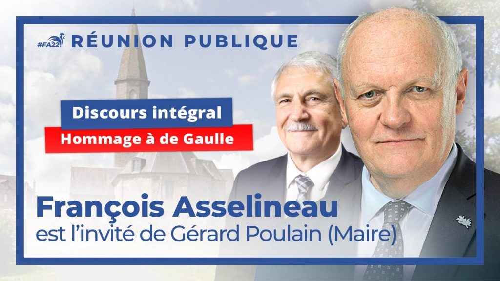 Discours de François Asselineau à Vieux-Bourg : hommage au général de Gaulle