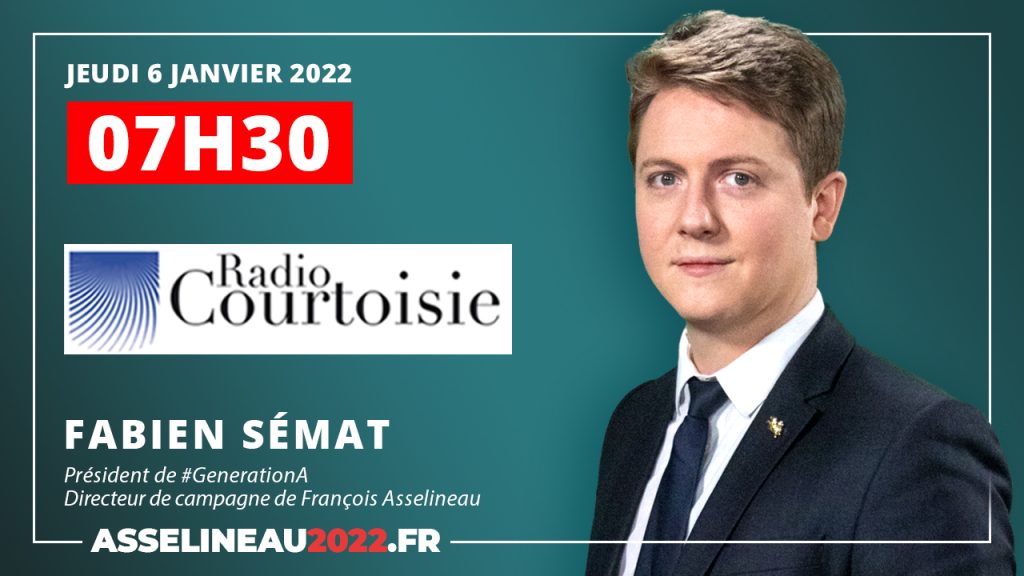 CSA, équité, sondages : Fabien Sémat sur Radio Courtoisie (06/01/2022 à 7h30)