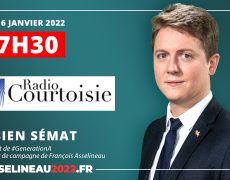 CSA, équité, sondages : Fabien Sémat sur Radio Courtoisie (06/01/2022 à 7h30)