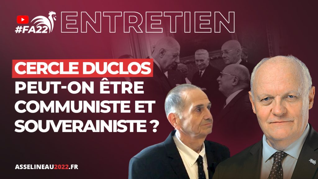 Entretien avec François Weill du Cercle Duclos : peut-on être communiste et souverainiste ?