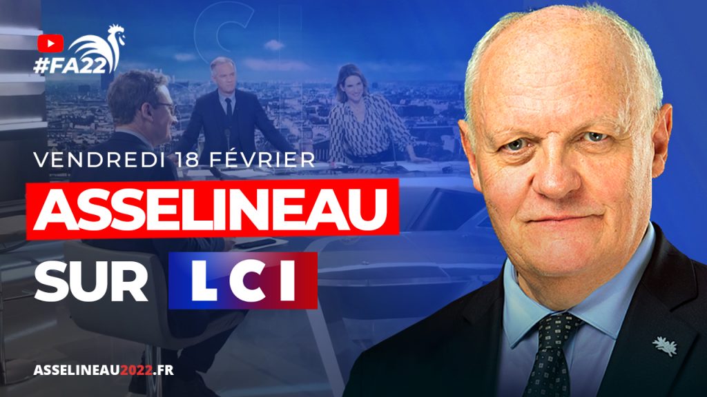 Asselineau sur LCI : "Il est grand temps d'avoir de vrais débats dans cette présidentielle"