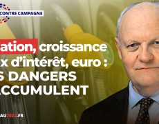 Inflation, croissance, taux d'intérêt, euro : les dangers s'accumulent - François Asselineau