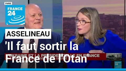 François Asselineau sur France24 le 3 mars 2022