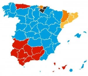 carte scrutin espagne