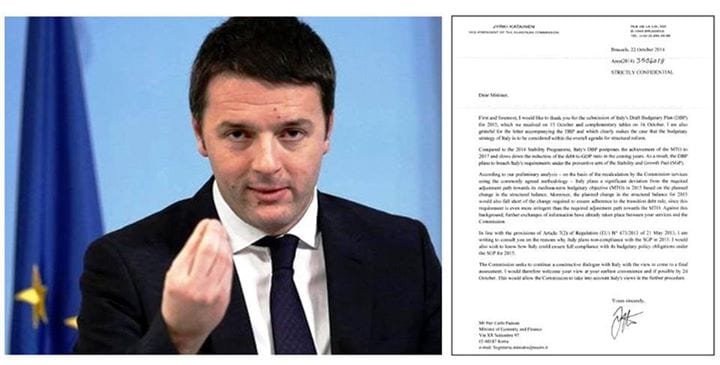 le Président du Conseil italien Matteo Renzi