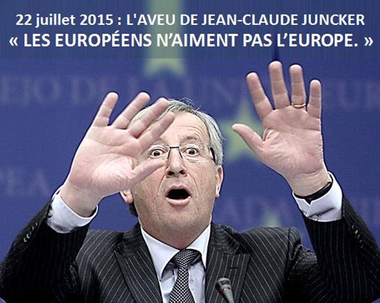 les europeens naiment pas leurope juncker